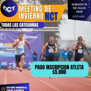 .PAGO INSCRIPCION ATLETA MEETING DE INVIERNO NCT